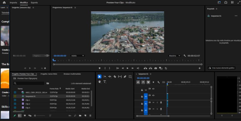 Adobe Premiere Pro interface